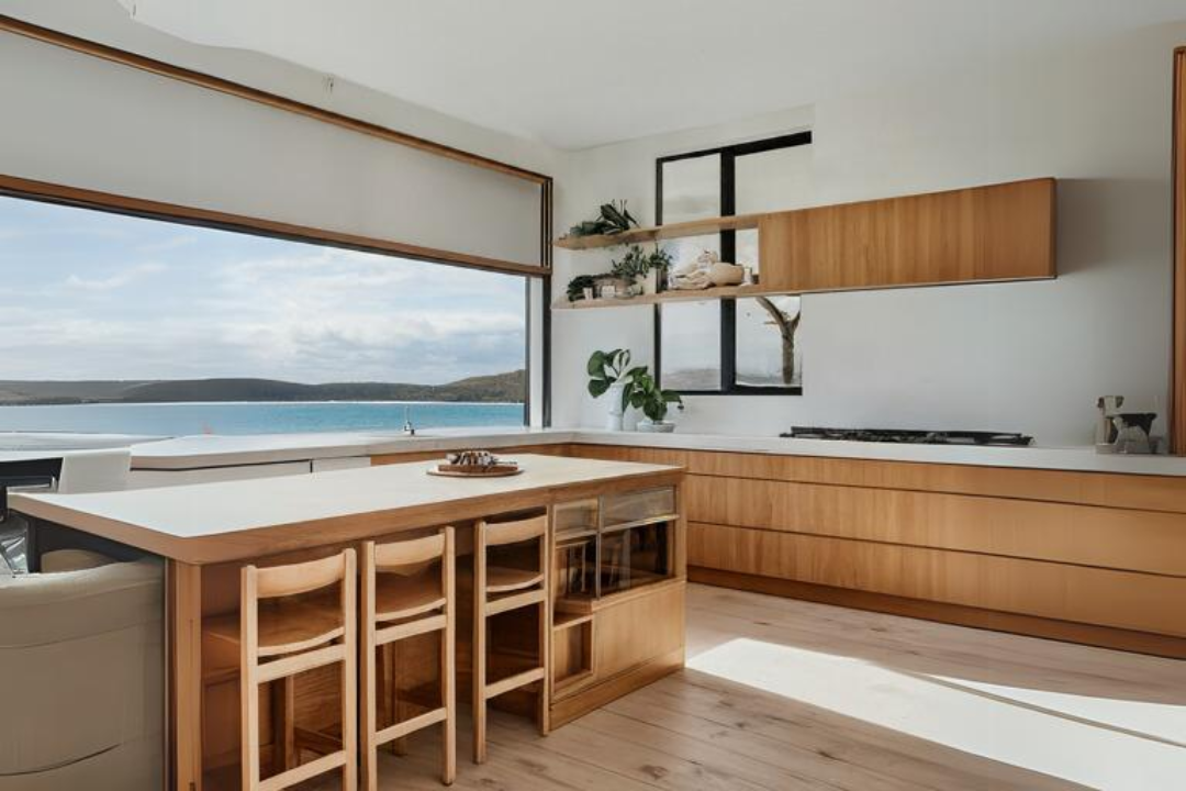 A beautifully renovated living room featuring modern decor and natural light