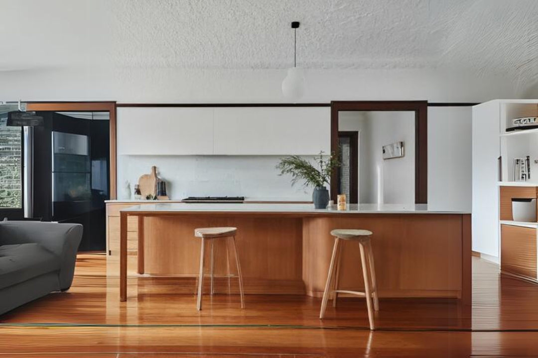 A beautifully renovated kitchen showcasing modern cabinetry and design