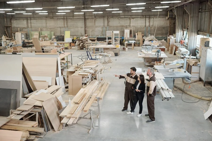 Image showing modern commercial joinery installations in Sydney offices, designed to enhance productivity and aesthetics